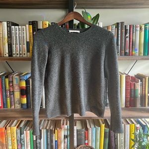 Everlane Cashmere Crew Charcoal